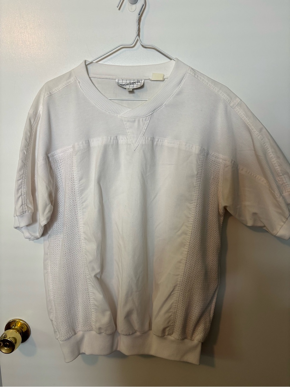 Vintage 90s Y2K Crewneck Casual Minimalist Pullover Tee Men’s Large